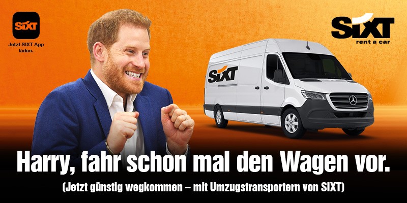 Kommunikationskampagne Sixt