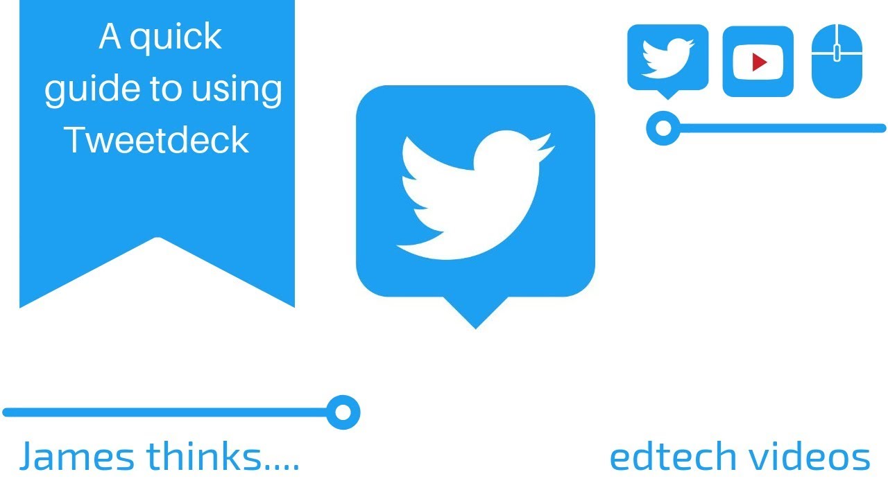 A quick guide to using Tweet deck Erklärvideo zur Nutzung der Anwendung Tweetdeck.