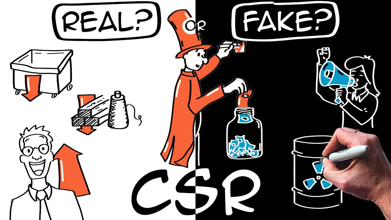 CSR: What is Corporate Social Responsibility? Definition Examples Benefits Erklärfilm zur Corporate Social Responsibility mit Beispielen.